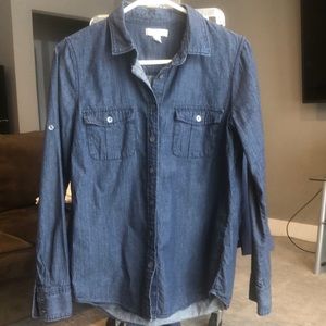 J Crew denim size 4 shirt
